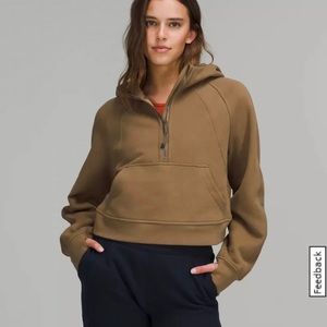 Lululemon oversized cropped scuba hoodie